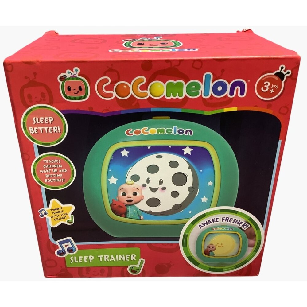 Cocomelon Sleep Trainer Nightlight For Kids Parental Controls Volume Adjustment